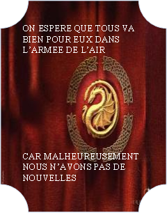 tiquette: ON ESPERE QUE TOUS VA BIEN POUR EUX DANS LARMEE DE LAIRCAR MALHEUREUSEMENT NOUS NAVONS PAS DE NOUVELLES